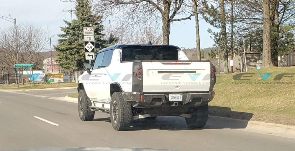 2022 GMC HUMMER EV prototype caught by Electric Vehicle Forums
