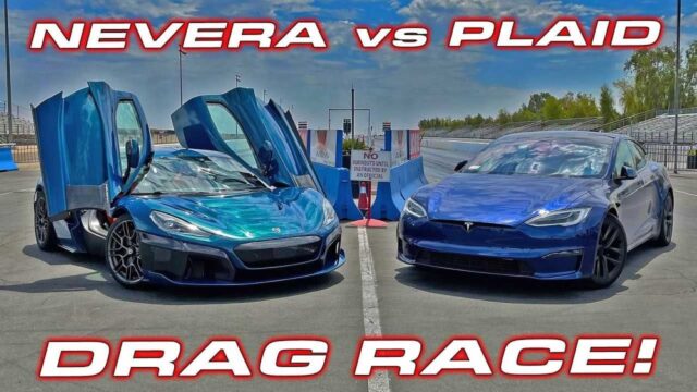 Must Watch: Rimac Nevera Drag Races Tesla Model S Plaid
