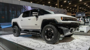 Hummer EV Bare Truck at SEMA 2021 Las Vegas