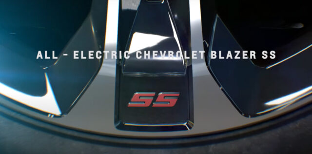 Chevrolet Teases All Electric Blazer SS for 2023